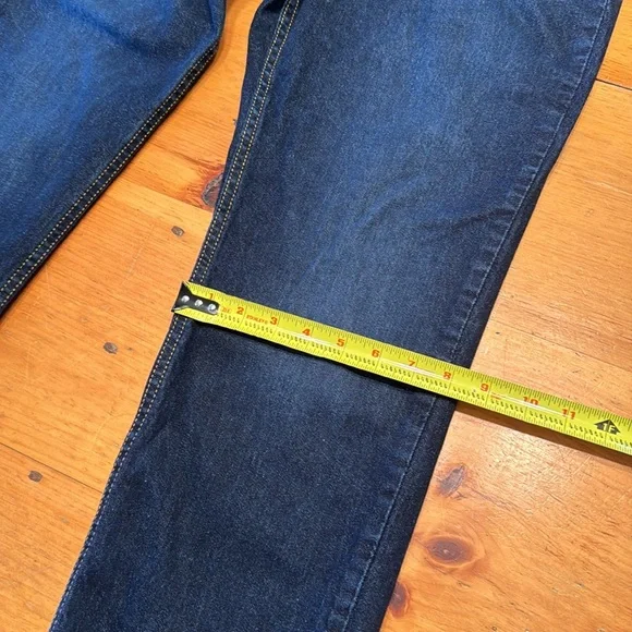 Levi's Mens 511 Jeans - 045114534 - Dark Wash Blue - frayed bottoms 36 x 30 - Picture 9 of 16